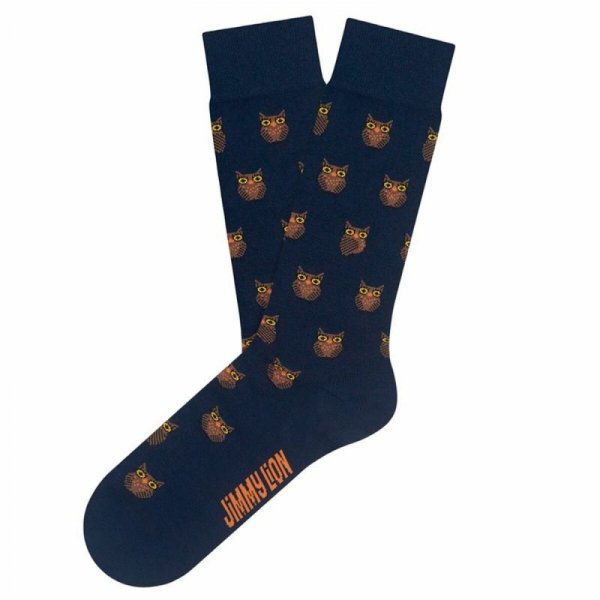 Skarpety Jimmy Lion Owls Ciemnoniebieski 36-40