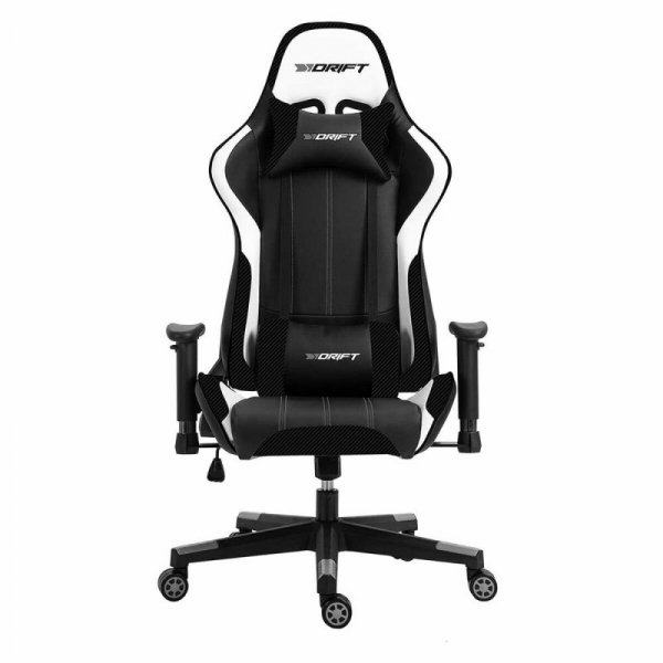 Fotel dla Graczy DRIFT DR175CARBON Biały Czarny