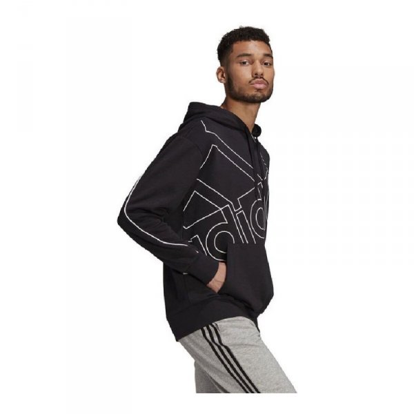 Bluza z kapturem Męska Adidas Giant Czarny