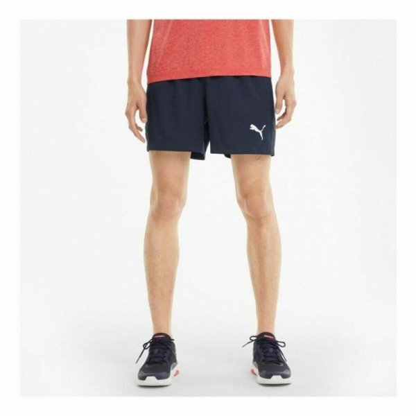 Spodnie dla dorosłych Puma Active Woven M Ciemnoniebieski