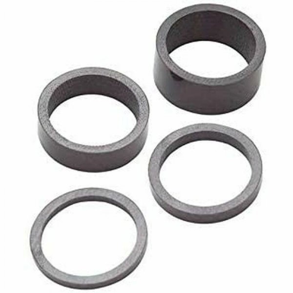 Dystansów nylonowych Shimano PRAC0004 Węgiel Szary (4 pcs)