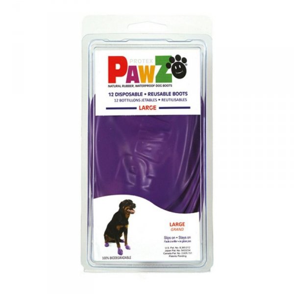 Buty Pawz Pies 12 Sztuk Fioletowy Rozmiar L