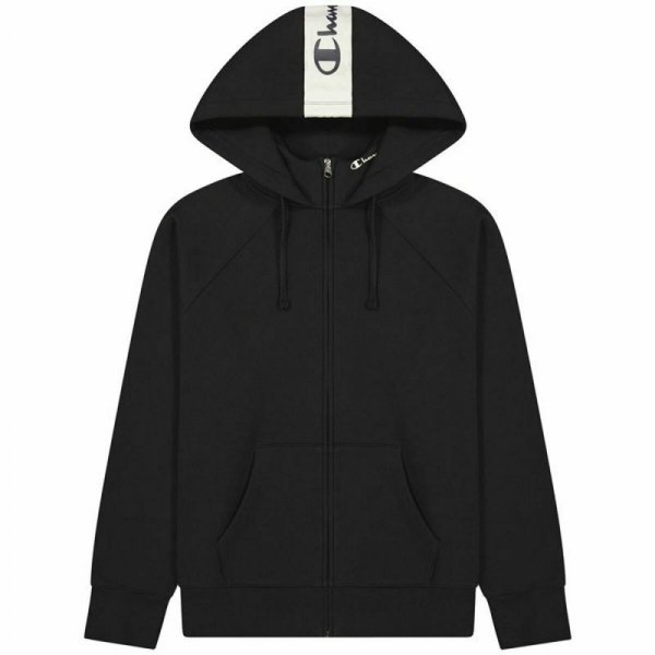 Bluza z kapturem Męska Champion Full Zip Czarny