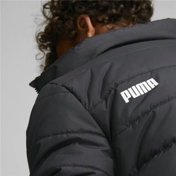 Kurtka Sportowa Dziecięca Puma Essentials Padded Czarny