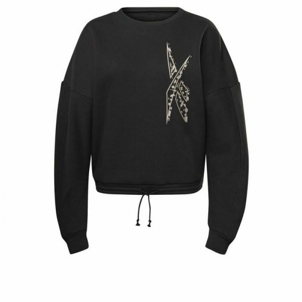 Bluza bez kaptura Damska Reebok Modern Safari Czarny