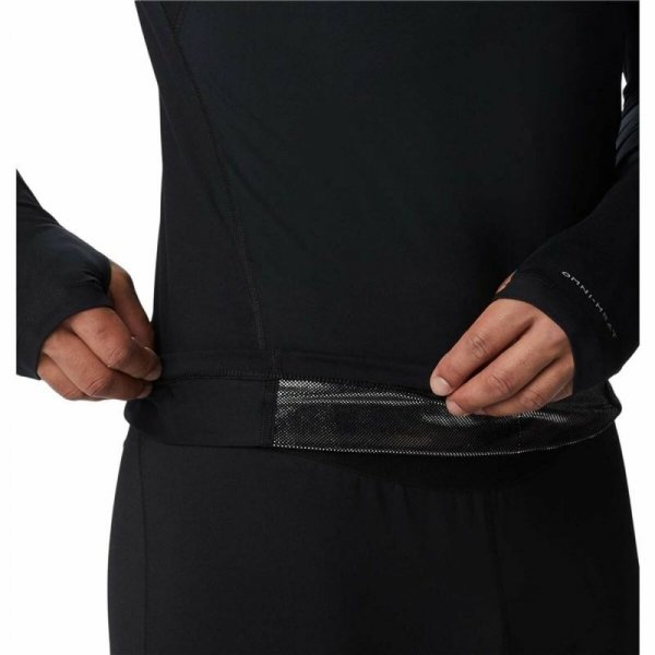Koszulka z długim rękawem Męska Columbia Midweight Stretch Czarny
