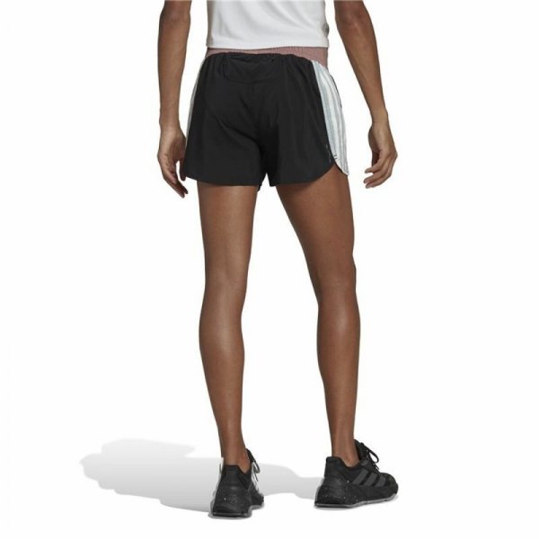 Krótkie Spodenki Sportowe Damskie Adidas Czarny