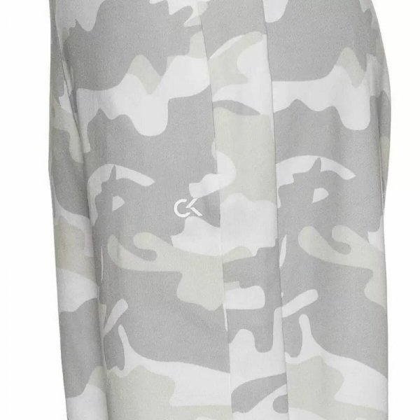 Długie Spodnie Dresowe Calvin Klein Printed Kobieta Biały