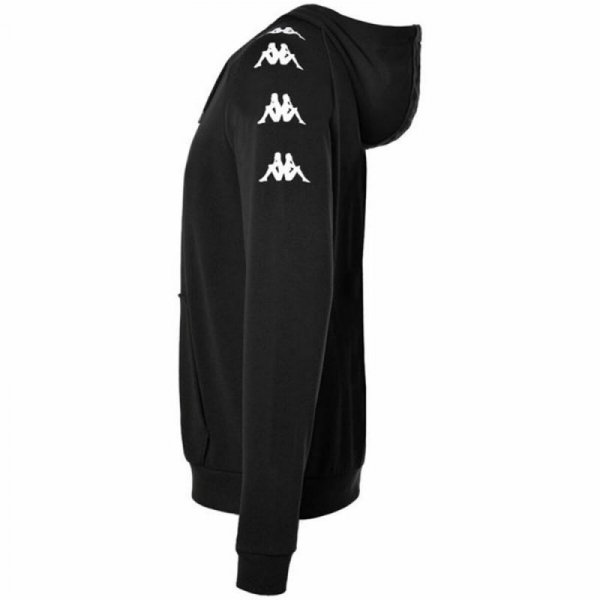 Bluza z kapturem Męska Kappa Kortus Czarny