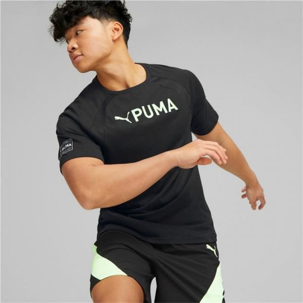 Koszulka z krótkim rękawem Męska Puma Ultrabreathe Triblend Czarny