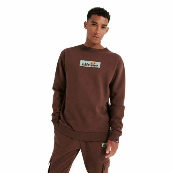 Bluza bez kaptura Męska Ellesse Tablido Brązowy