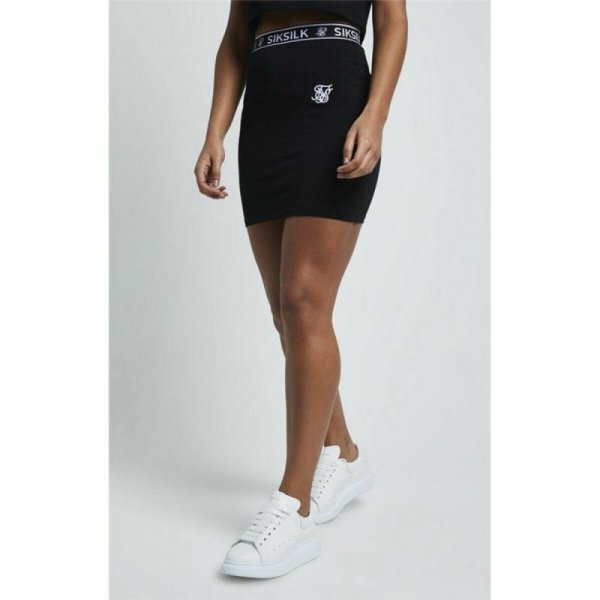 Spódnica do tenisa SikSilk Elastic Czarny (36)