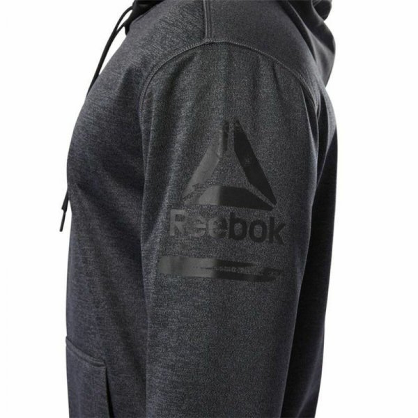 Bluza z kapturem Damska Reebok Ready Poly Fleece Ciemny szary
