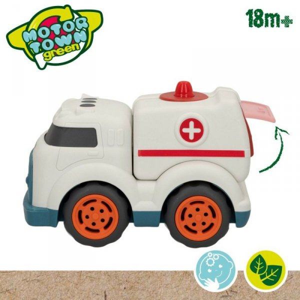Zestaw 2 Pojazdów Motor Town 17,5 x 12 x 11 cm (4 Sztuk)