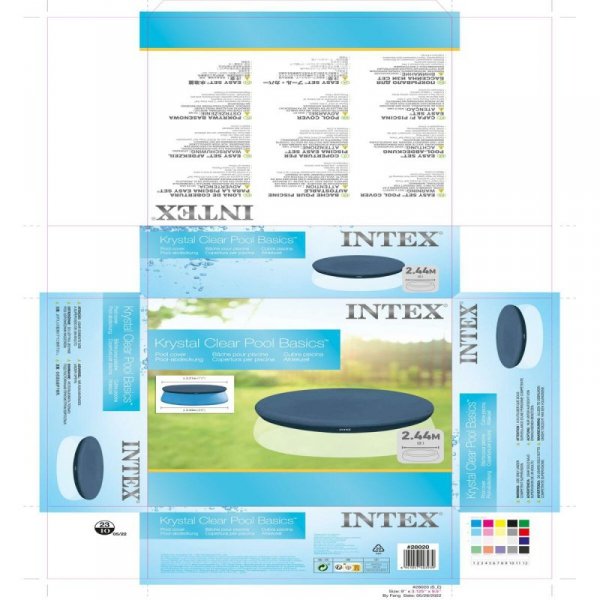 Pokrywa basenu Intex 28020 EASY SEY 221 x 30 x 221 cm