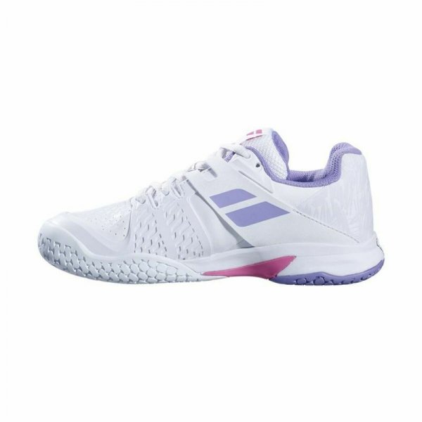 Buty dziecięce do tenisa Babolat Prop All Court Biały