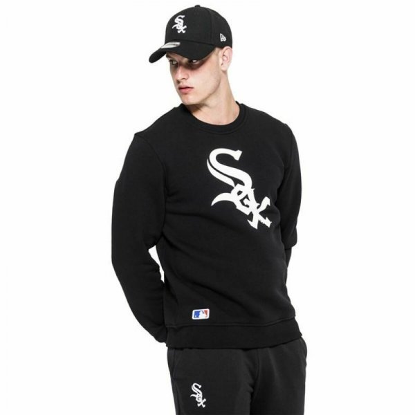 Bluza z kapturem Męska New Era MLB Chicago White Sox Czarny