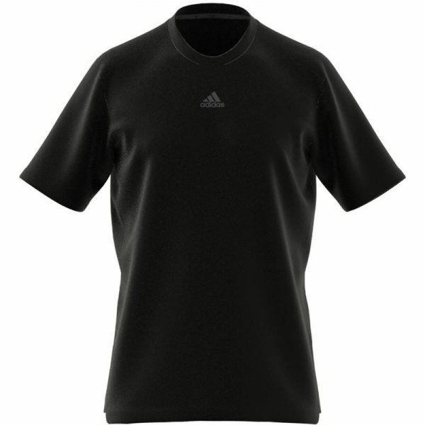 Koszulka z krótkim rękawem Męska Adidas Aeroready Czarny