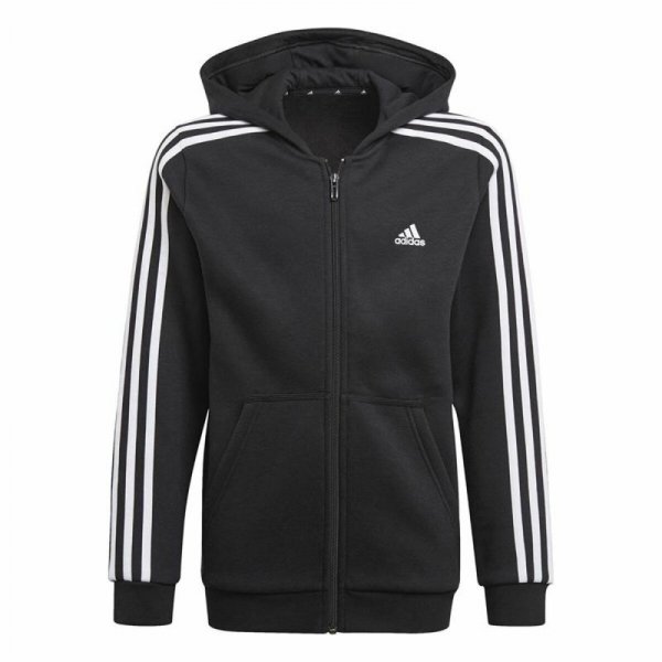 Bluza z Kapturem dla Dziewczynki Adidas Essentials Czarny