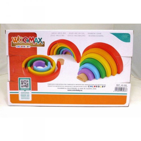 Gra Zręcznościowa Woomax Tęcza 21 x 10 x 3,5 cm (12 Sztuk)