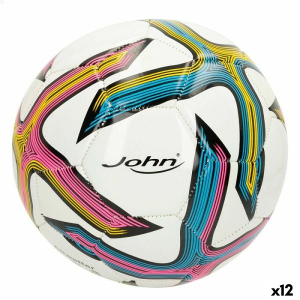 Piłka Nożna John Sports Classic 5 Ø 22 cm Skóra syntetyczna (12 Sztuk)