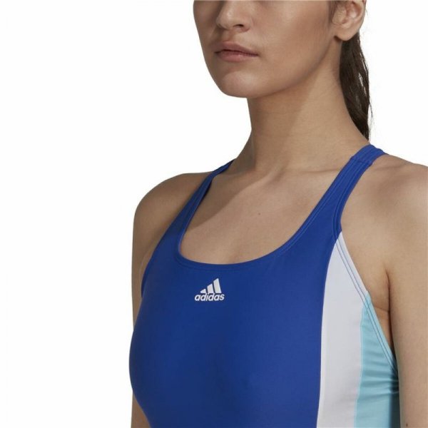 Strój kąpielowy Damski Adidas Colorblock Niebieski