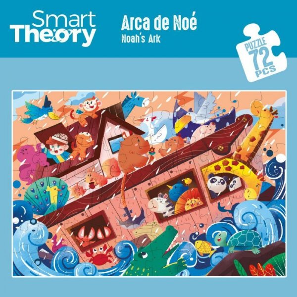 układanka puzzle Colorbaby Noah&#039;s Ark 72 Części 90 x 60 cm (6 Sztuk)