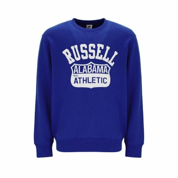 Bluza bez kaptura Męska Russell Athletic State Niebieski