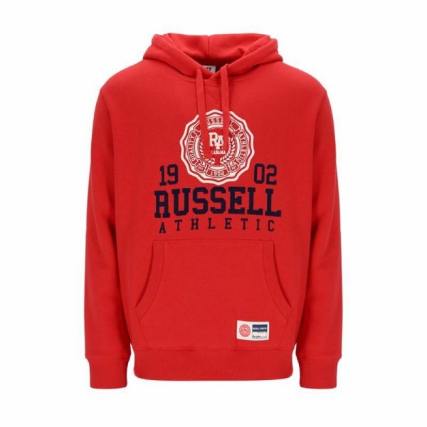 Bluza z kapturem Męska Russell Athletic Ath 1902 Czerwony