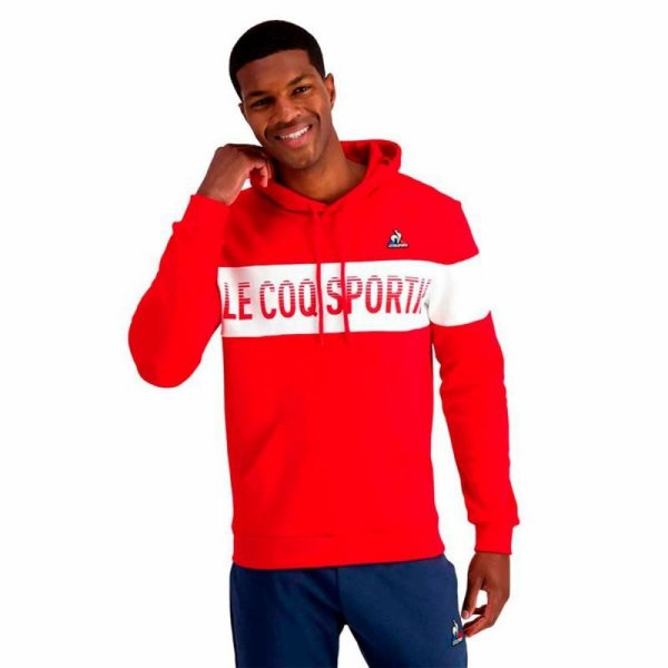 Bluza z kapturem Unisex Le coq sportif Bah N°1 Czerwony