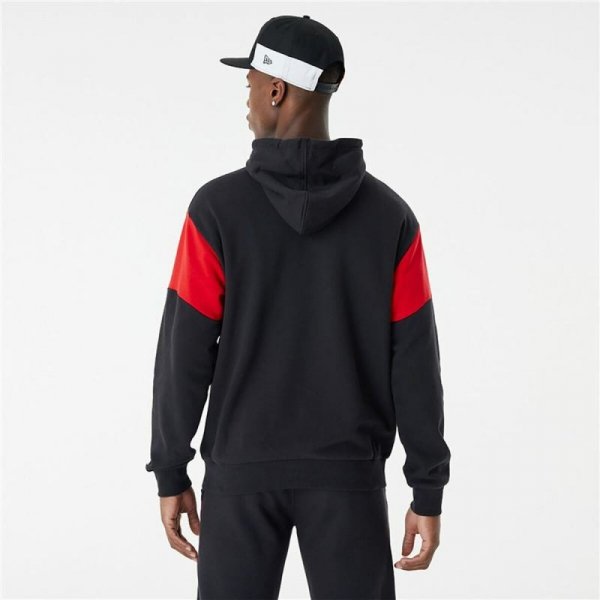 Bluza z kapturem Unisex New Era NBA Colour Insert Chicago Bulls Czarny