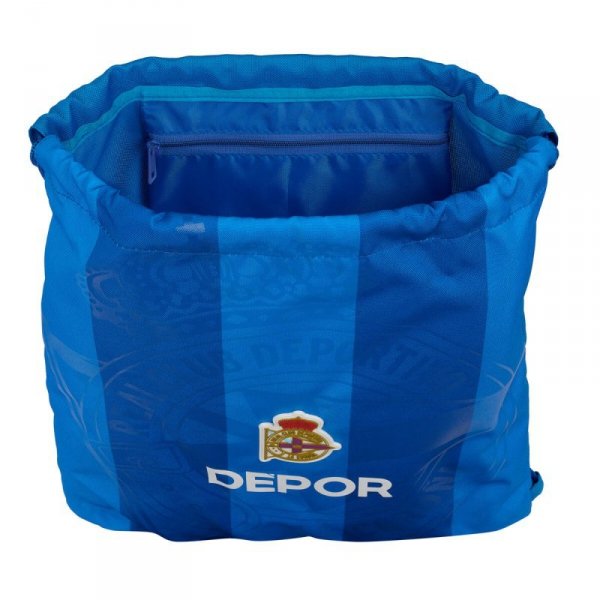 Worek na buty ze sznurkami R. C. Deportivo de La Coruña Niebieski 35 x 40 x 1 cm