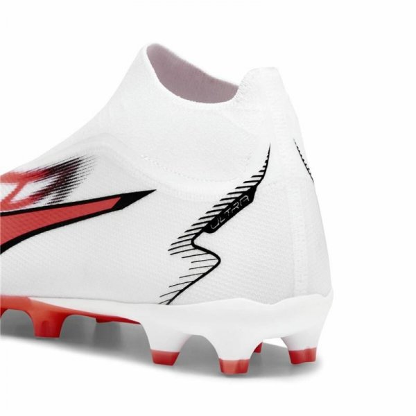 Buty sportowe dla dorosłych do gry w piłkę Puma Ultra Match+ Ll Fg/A  Biały Czerwony