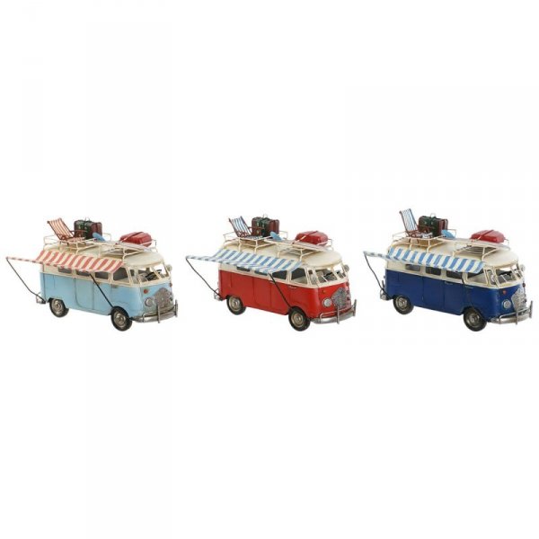Figurka Dekoracyjna Home ESPRIT Furgonetka 27 x 10 x 17 cm (3 Sztuk)