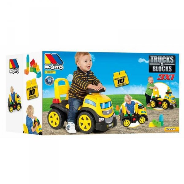 rower trójkołowy Moltó Trucks and blocks 89 cm
