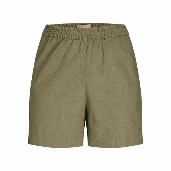 Krótkie Spodenki Sportowe Damskie Jack & Jones Kolor Zielony Płótno