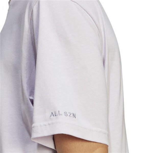 Koszulka z krótkim rękawem Męska Adidas All Szn Liliowy