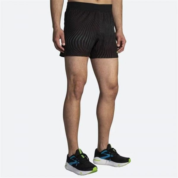 Krótkie Spodenki Sportowe Męskie Brooks Sherpa 5&quot; Czarny