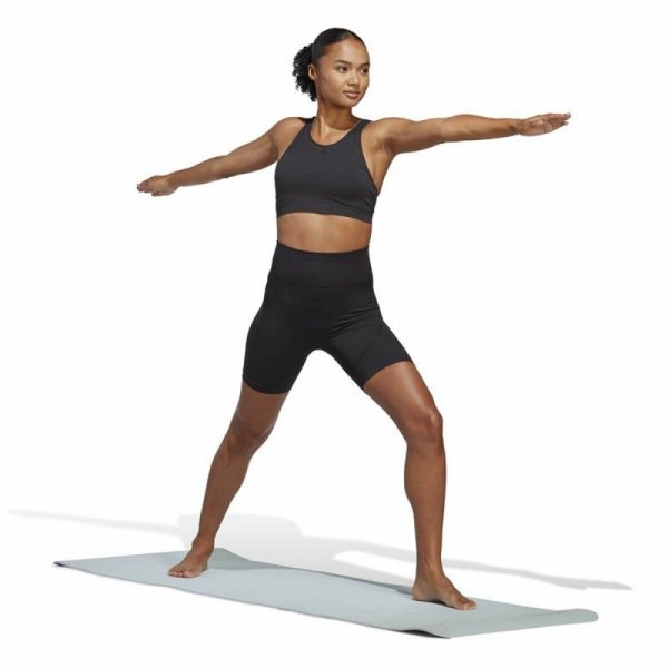 Legginsy Sportowe Damskie Adidas Studio Aeroknit Czarny
