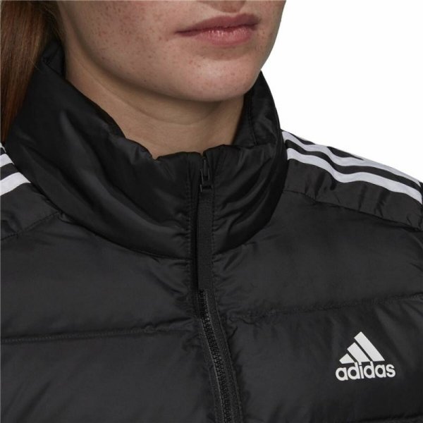 Kurtka Sportowa Damska Adidas Ess Down Biały Czarny Kamizelka