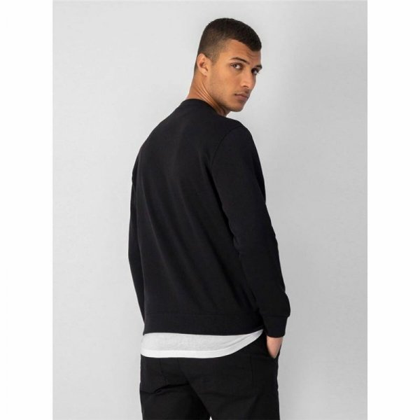 Bluza z kapturem Męska Champion Crewneck Biały Czarny
