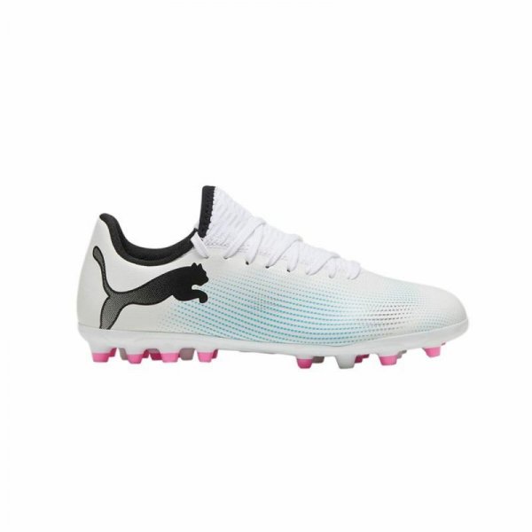 Buty korki do piłki dla dzieci Puma Future 7 Play MG Biały