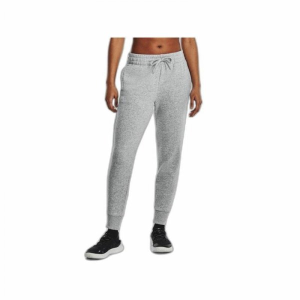 Długie Spodnie Dresowe Under Armour Fleece  Szary Kobieta