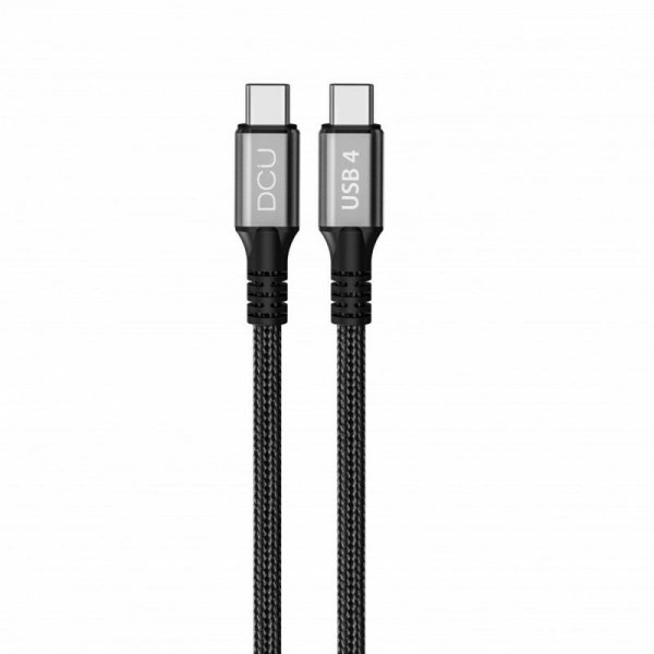 Kabel USB-C na USB-C DCU 240W/40G Czarny