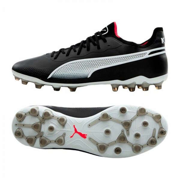 Buty sportowe dla dorosłych do gry w piłkę Puma KING ULTIMATE MG Biały Czarny