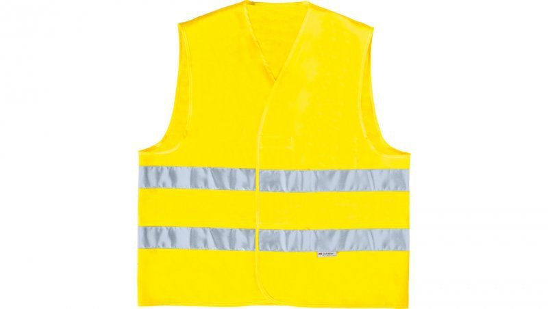 Kamizelka ostrzegawcza XXL żółta fluorescencyjna GILP2JAXX