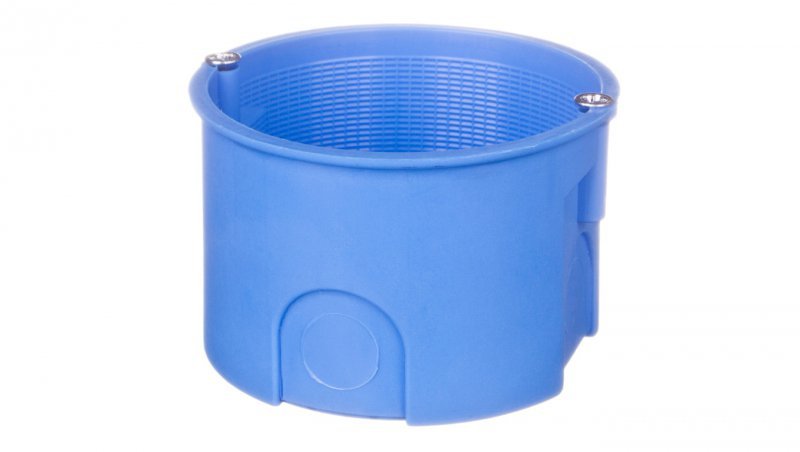 Puszka podtynkowa 40mm głębokości z wkrętami niebieska Z60Kw 34049203