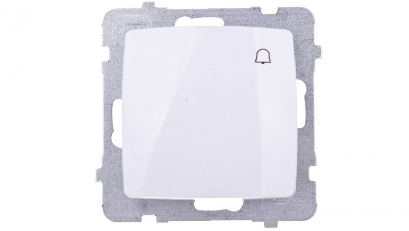 KARO Przycisk /dzwonek/ biały ŁP-6S/m/00