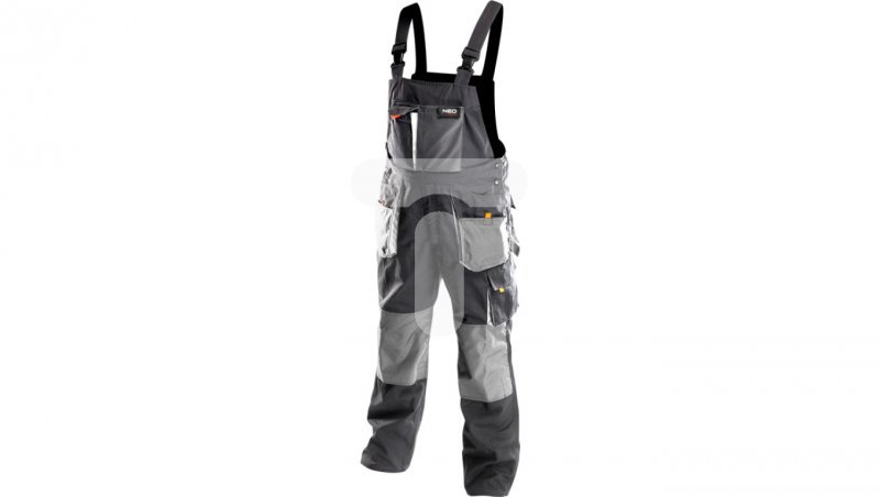 Spodnie robocze na szelkach rozmiar L/52 81-240-L