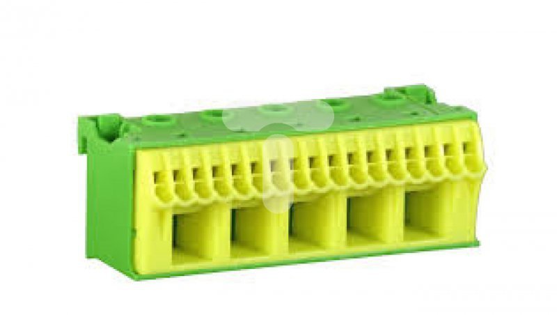 Blok samozacisków QC 63A zielony 22 przyłączy 33x90x34mm KN22E